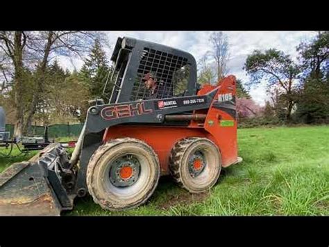 unloading skid steer trailer|QUICK DEMO: UNLOADING SKID STEER FROM TRAILER.